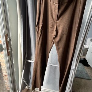 Elie Tahari Brown Straight Leg Pants